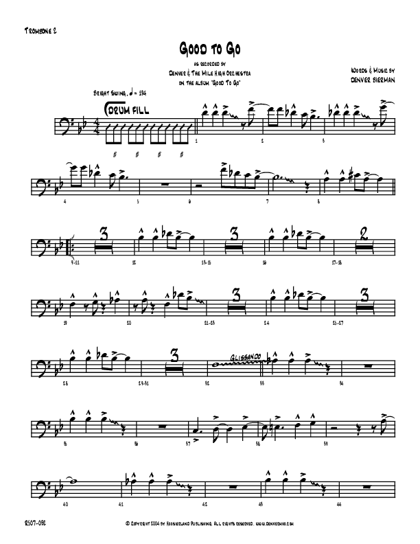 Good To Go Trombone 2 (Denver Bierman)