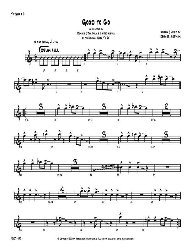 Good To Go Trumpet 2 (Denver Bierman)
