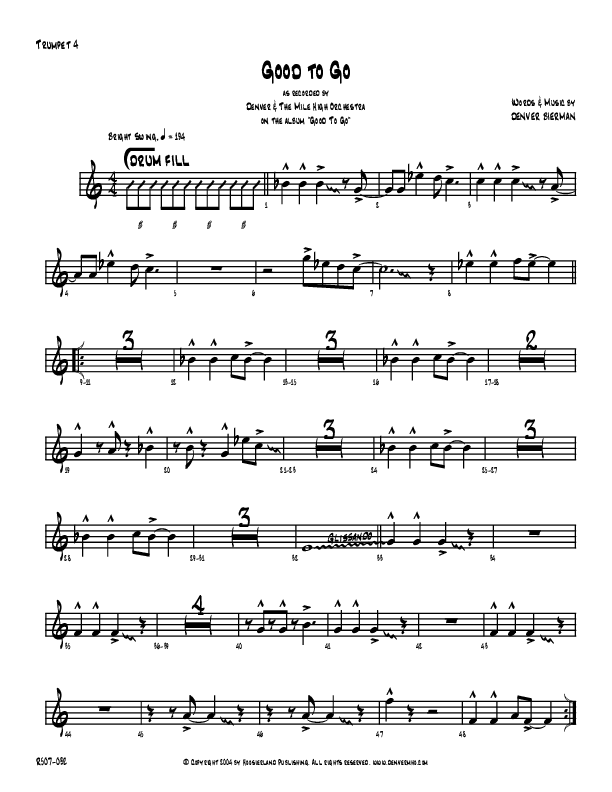 Good To Go Trumpet (Denver Bierman)