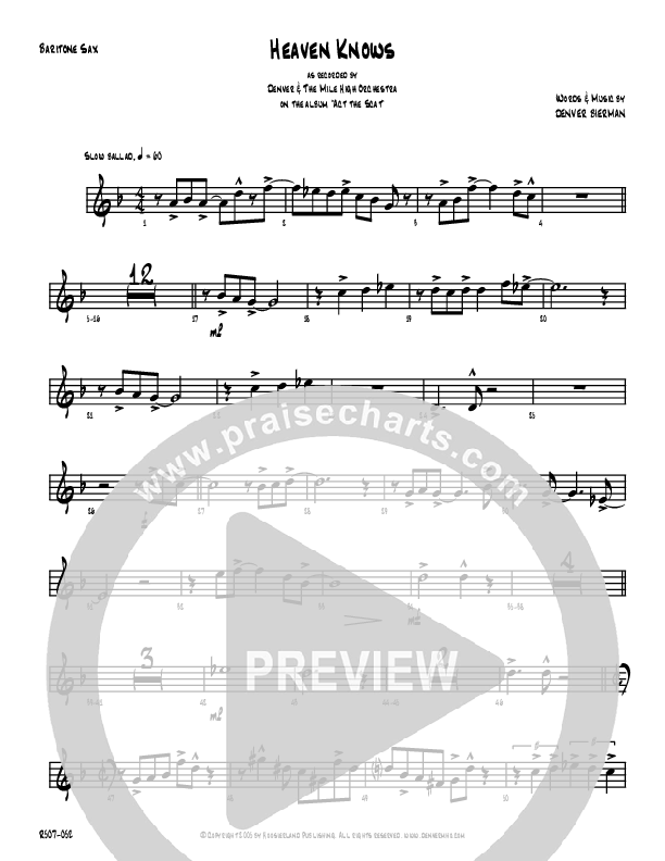 Heaven Knows Bari Sax (Denver Bierman)