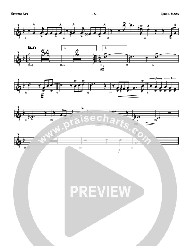 Heaven Knows Bari Sax (Denver Bierman)