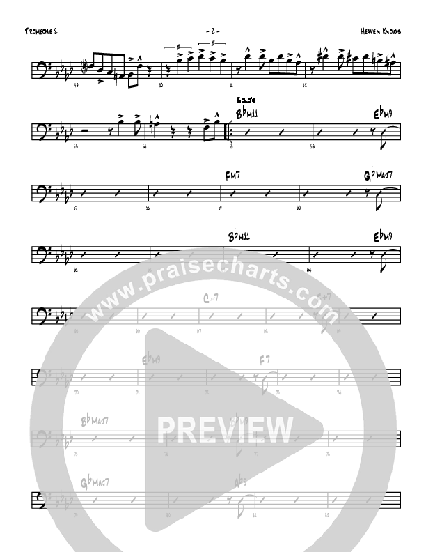 Heaven Knows Trombone 2 (Denver Bierman)