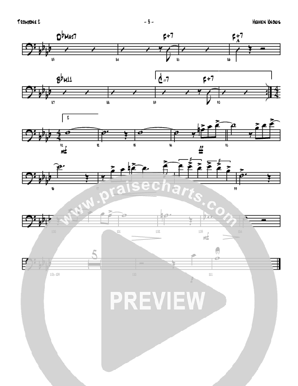 Heaven Knows Trombone 2 (Denver Bierman)