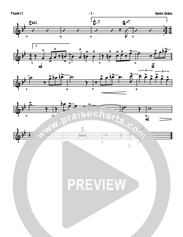 Heaven Knows Trumpet 2 (Denver Bierman)