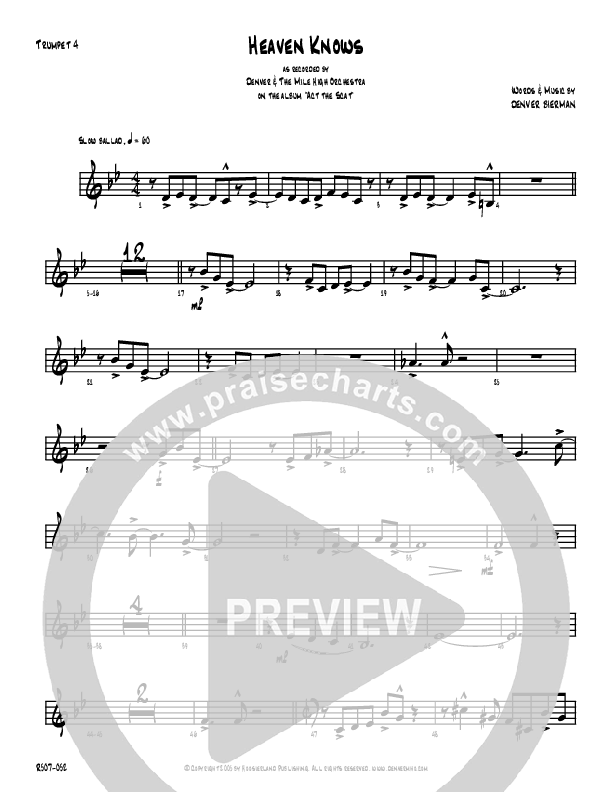 Heaven Knows Trumpet (Denver Bierman)