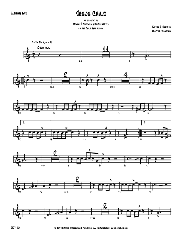 Jesus Child Bari Sax (Denver Bierman)
