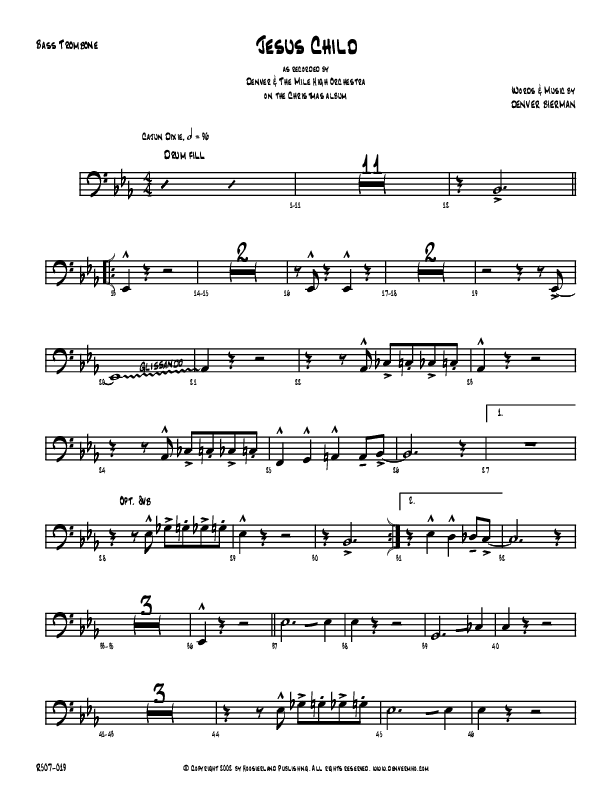 Jesus Child Bass Trombone (Denver Bierman)