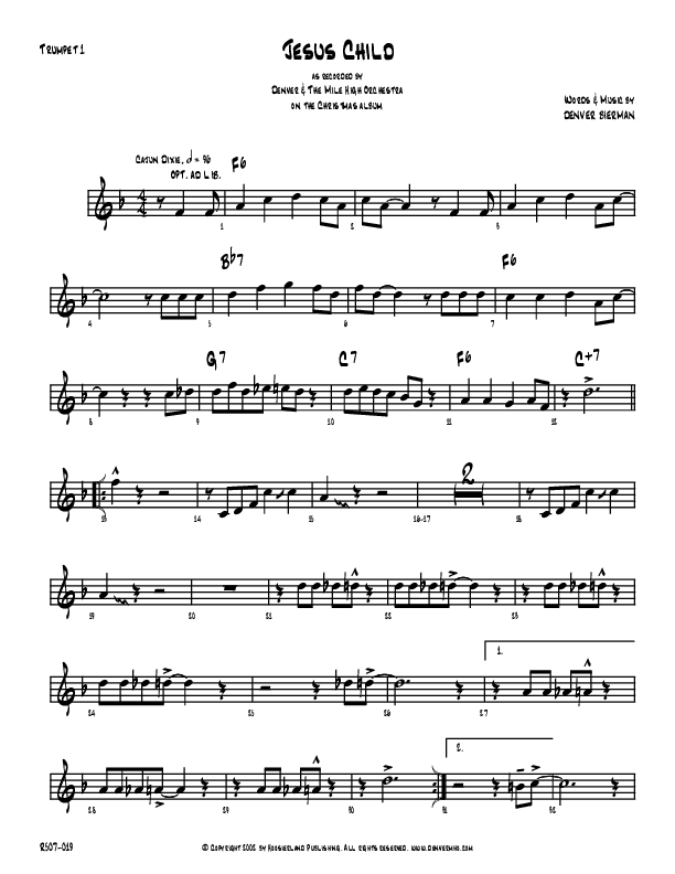 Jesus Child Trumpet 1 (Denver Bierman)