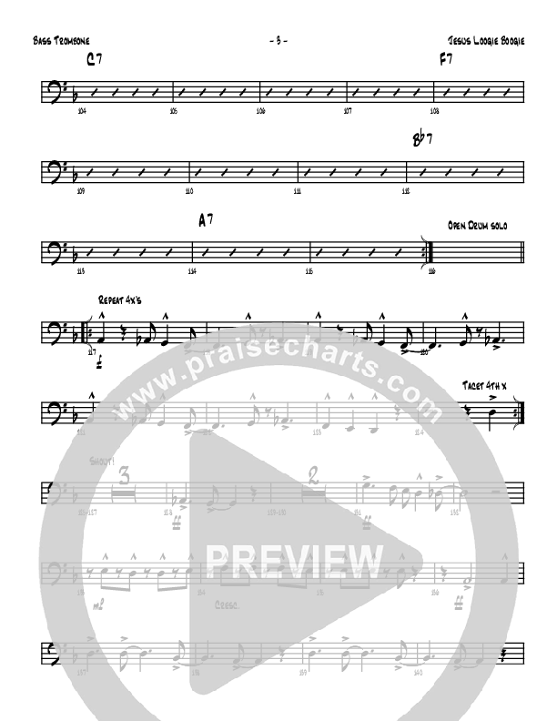 Jesus Loogie Boogie Bass Trombone (Denver Bierman)