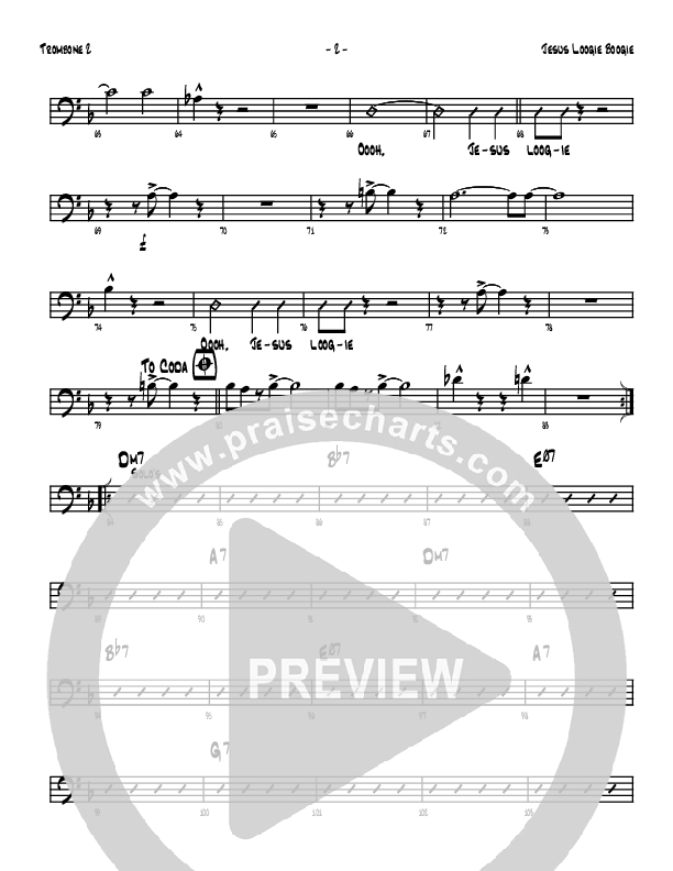 Jesus Loogie Boogie Trombone 2 (Denver Bierman)