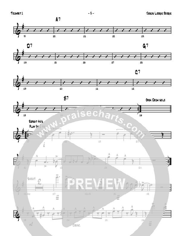 Jesus Loogie Boogie Trumpet 1 (Denver Bierman)