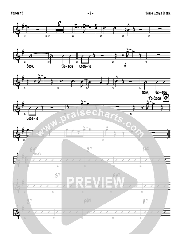 Jesus Loogie Boogie Trumpet 2 (Denver Bierman)