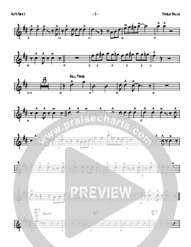 Jingle Bells Alto Sax 1/2 (Denver Bierman)