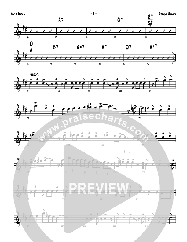 Jingle Bells Alto Sax 1/2 (Denver Bierman)