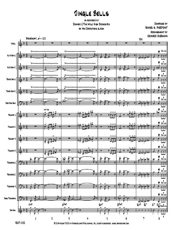 Jingle Bells Orchestration (Denver Bierman)