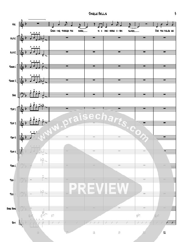 Jingle Bells Conductor's Score (Denver Bierman)