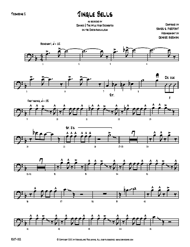 Jingle Bells Trombone 2 (Denver Bierman)
