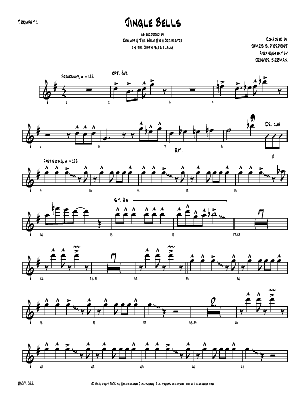 Jingle Bells Trumpet 1 (Denver Bierman)