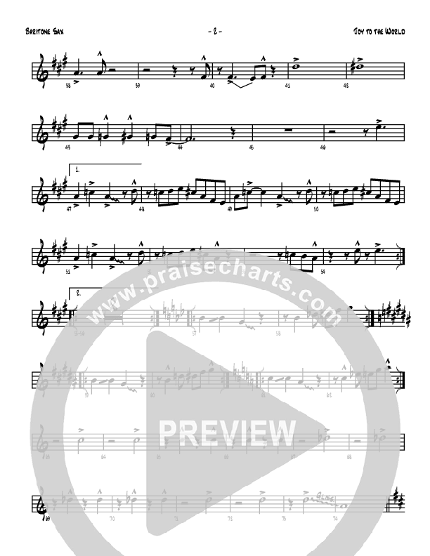 Joy To The World Bari Sax (Denver Bierman)
