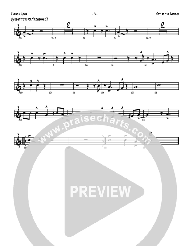 Joy To The World French Horn (Denver Bierman)