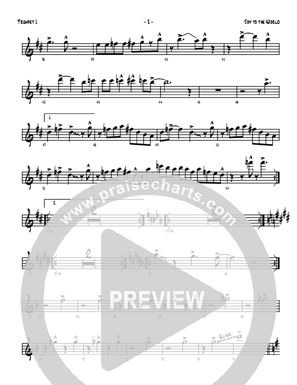 Joy To The World Trumpet 1 (Denver Bierman)