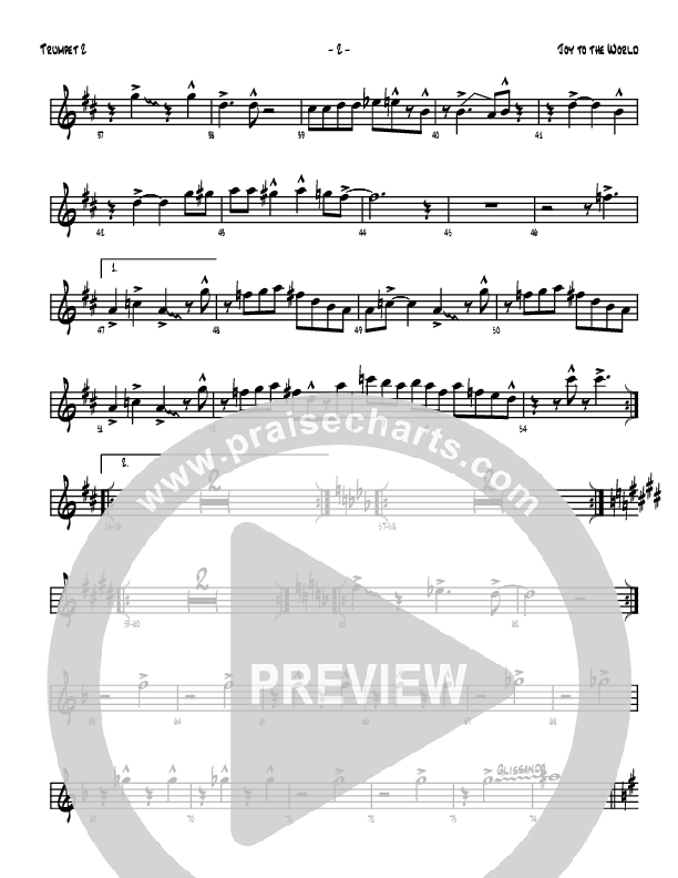 Joy To The World Trumpet 2 (Denver Bierman)