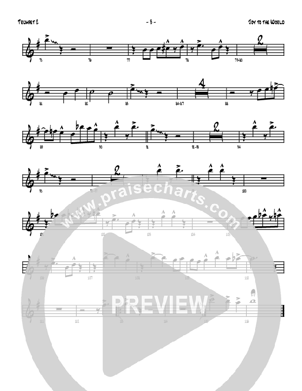 Joy To The World Trumpet 2 (Denver Bierman)