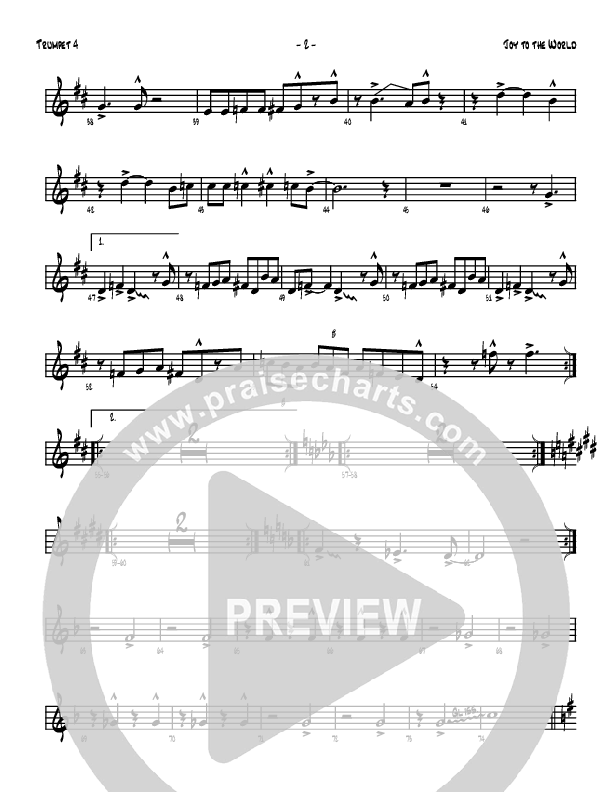 Joy To The World Trumpet (Denver Bierman)