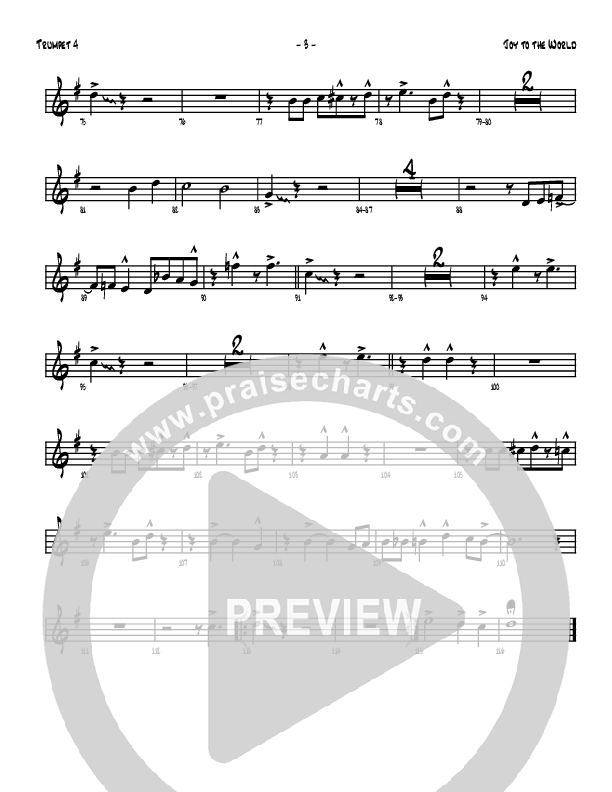 Joy To The World Trumpet (Denver Bierman)