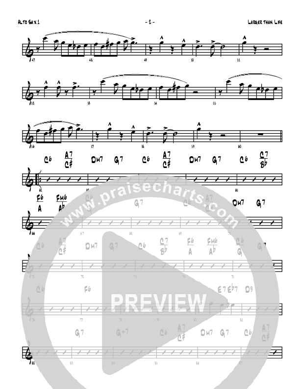 Larger Than Life Alto Sax 1/2 (Denver Bierman)