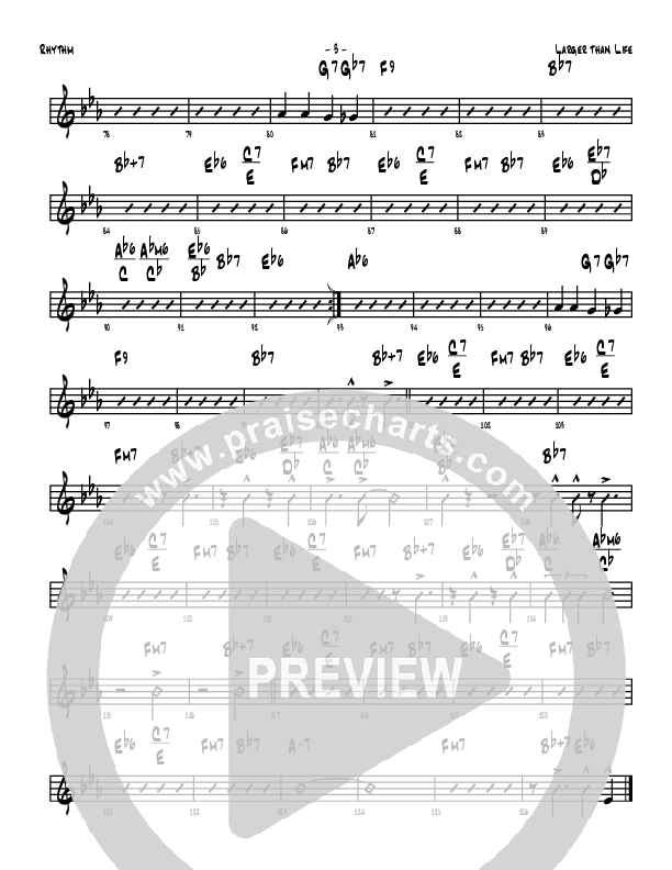 Larger Than Life Rhythm Chart (Denver Bierman)