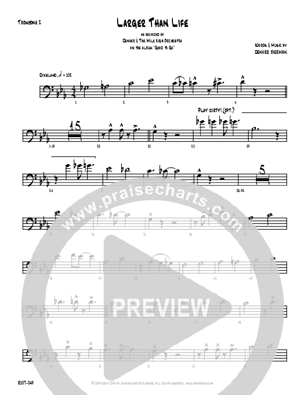 Larger Than Life Trombone 2 (Denver Bierman)