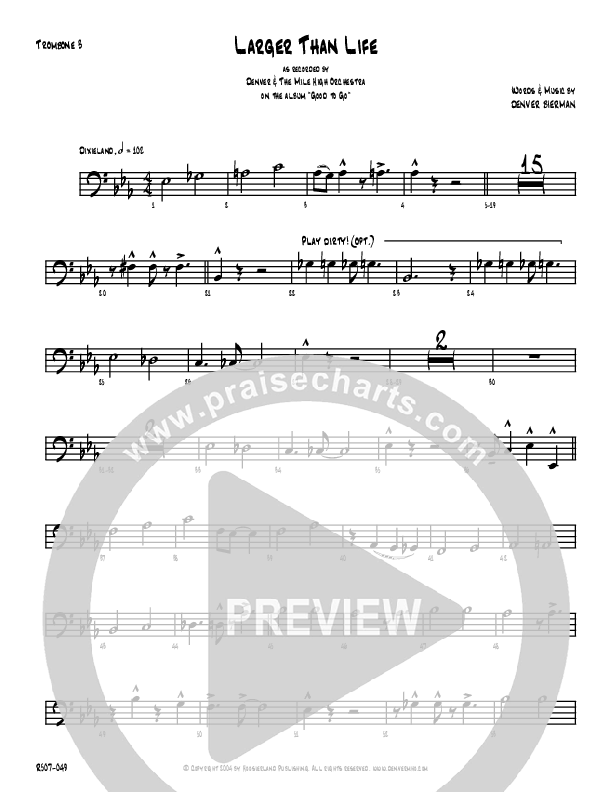 Larger Than Life Trombone 3 (Denver Bierman)