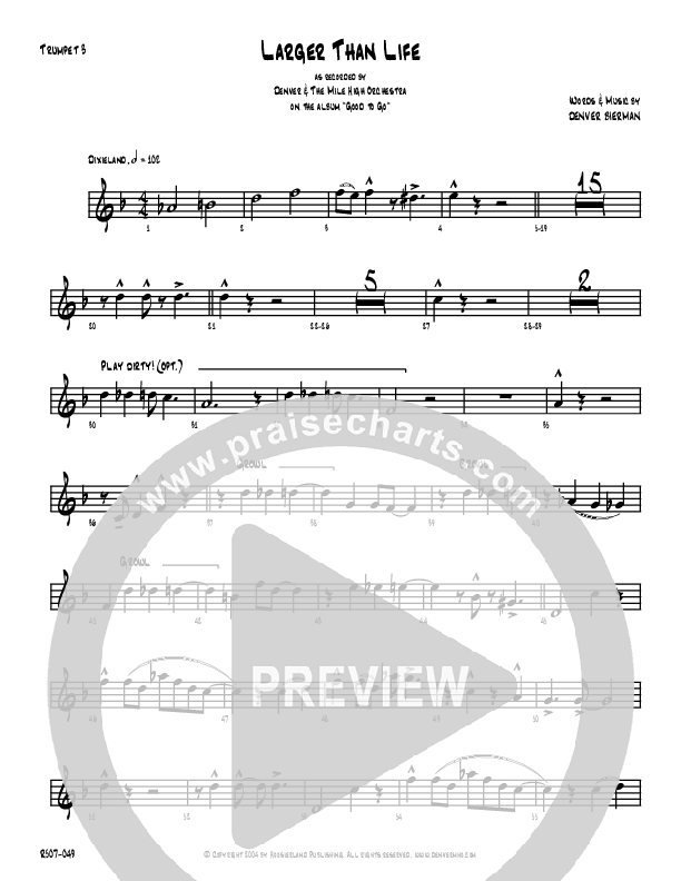 Larger Than Life Trumpet 3 (Denver Bierman)