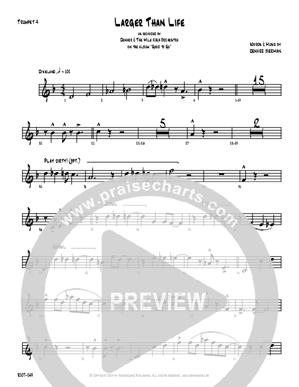 Larger Than Life Trumpet (Denver Bierman)