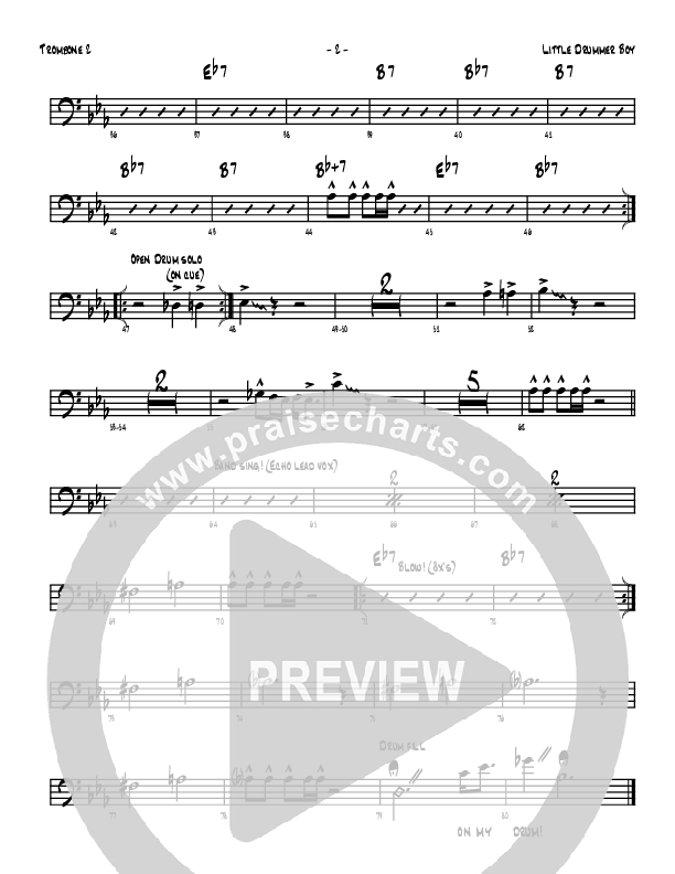 Little Drummer Boy Trombone 2 (Denver Bierman)