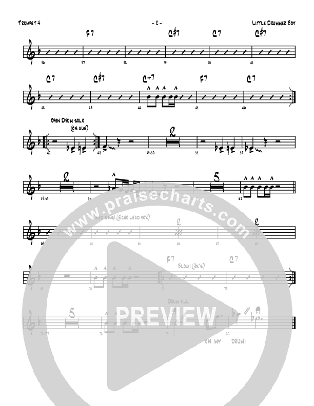 Little Drummer Boy Trumpet (Denver Bierman)