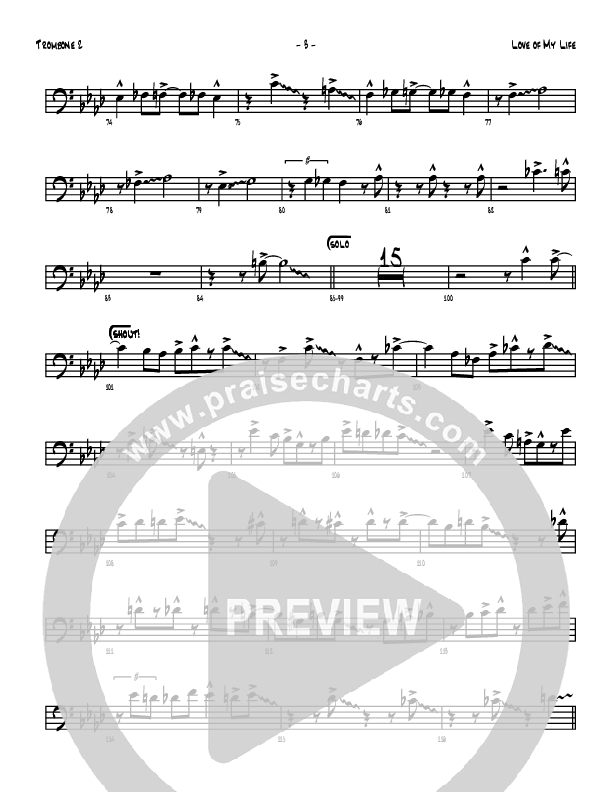 Love Of My Life Trombone 2 (Denver Bierman)