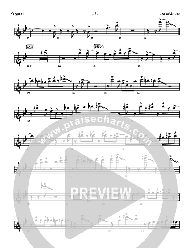 Love Of My Life Trumpet 1 (Denver Bierman)