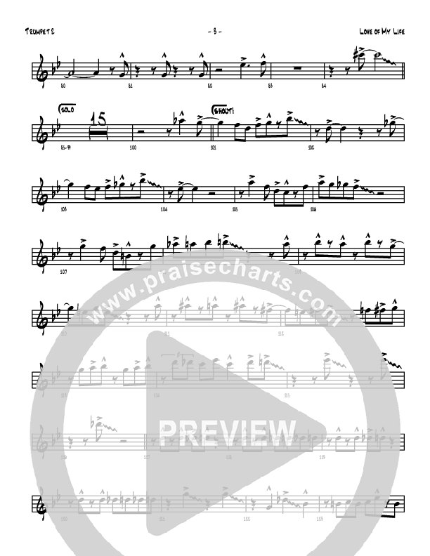 Love Of My Life Trumpet 2 (Denver Bierman)