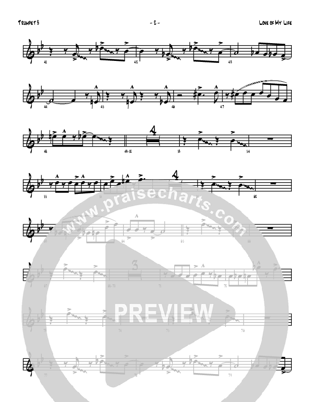 Love Of My Life Trumpet 3 (Denver Bierman)