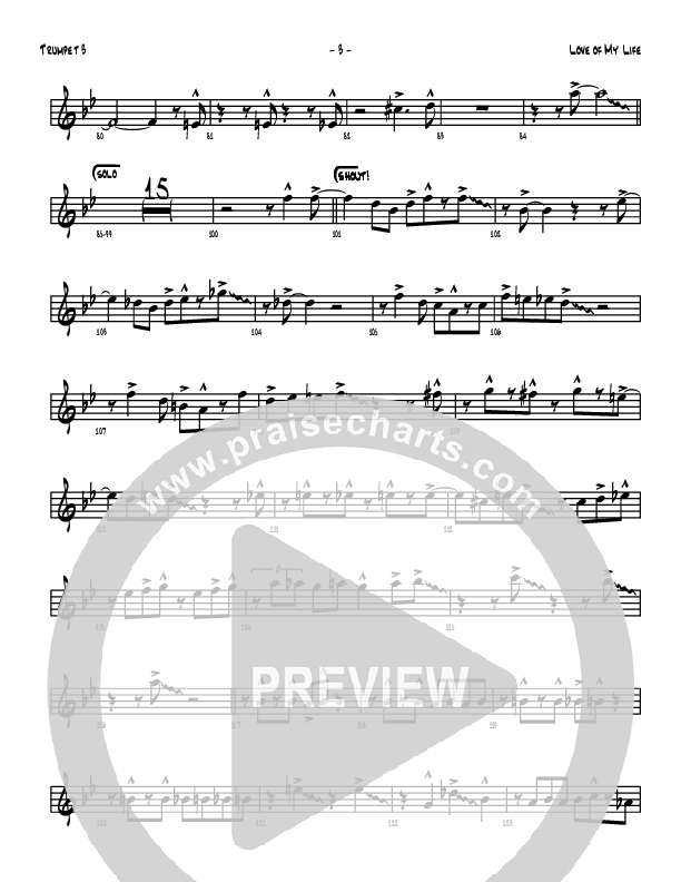 Love Of My Life Trumpet 3 (Denver Bierman)