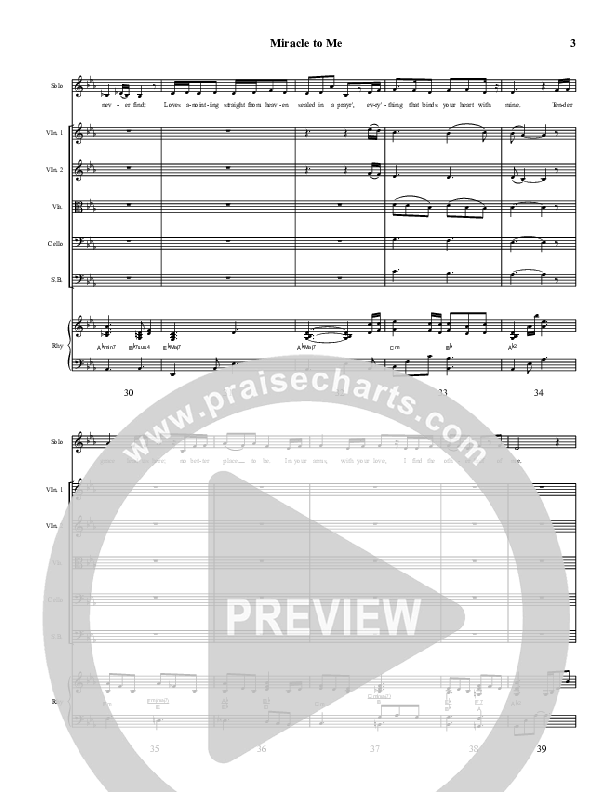 Miracle To Me Conductor's Score (Denver Bierman)