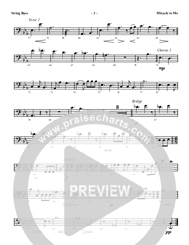 Miracle To Me Double Bass (Denver Bierman)