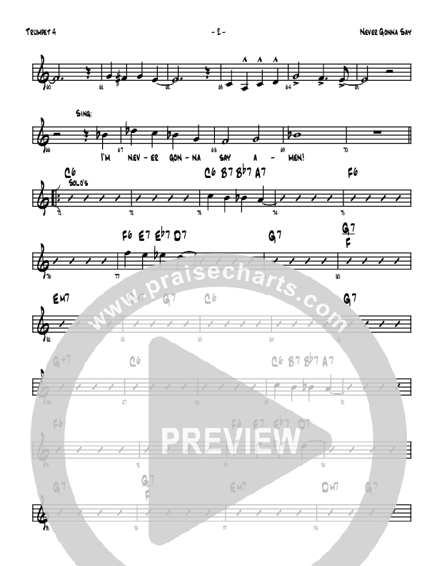 Never Gonna Say Trumpet (Denver Bierman)