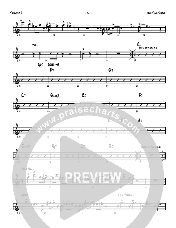 One Time Show Trumpet 2 (Denver Bierman)