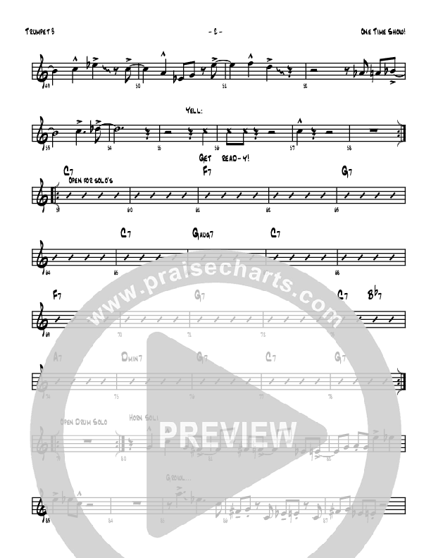 One Time Show Trumpet 3 (Denver Bierman)