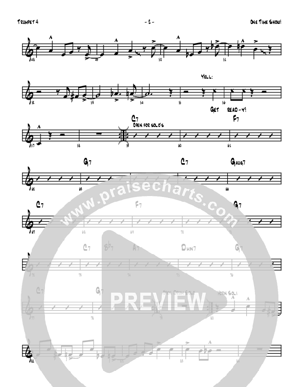 One Time Show Trumpet (Denver Bierman)