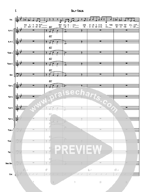 Only Jesus Conductor's Score (Denver Bierman)