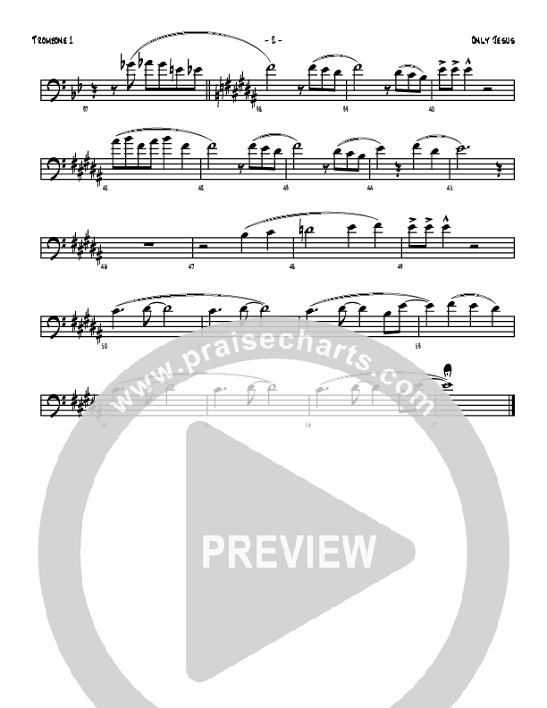 Only Jesus Trombone 1 (Denver Bierman)